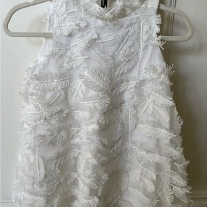 Janie and Jack Cream Textured Sleeveless Top